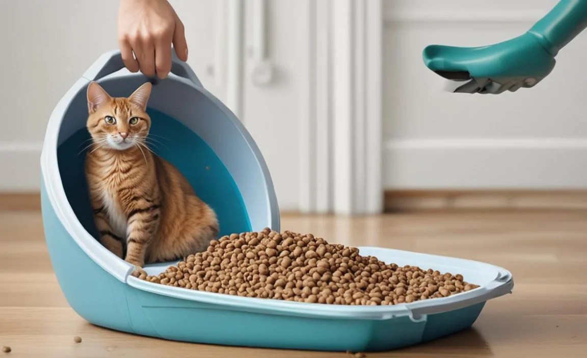 Why use a collapsible cat litter scoop?
