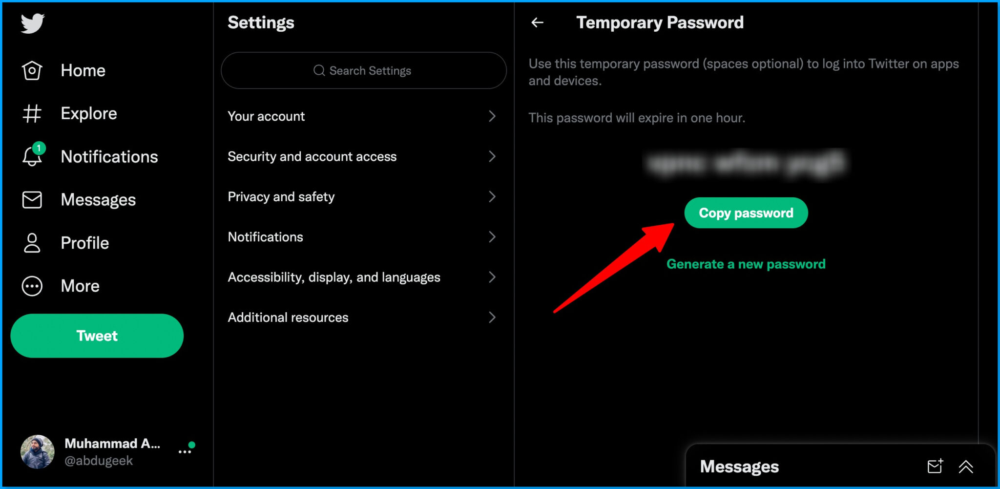How To Create a Temporary Twitter Password noobspace