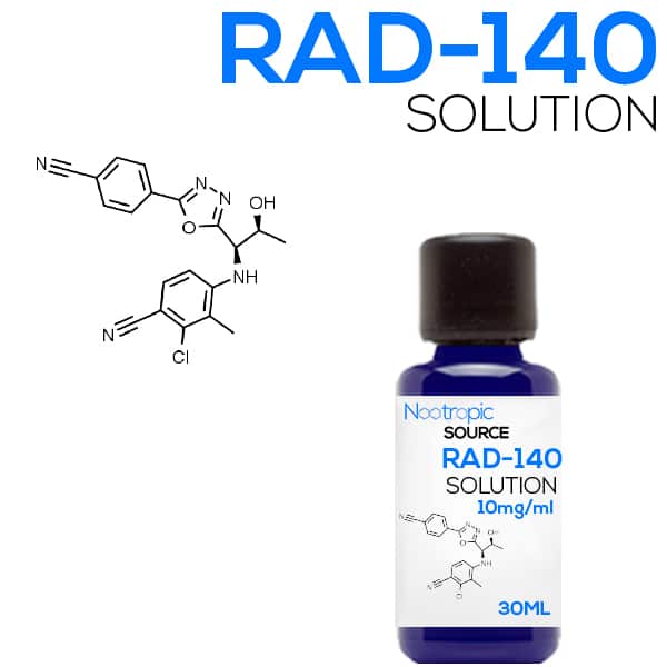 Buy Liquid RAD140 10mg x 30ml Nootropic Source