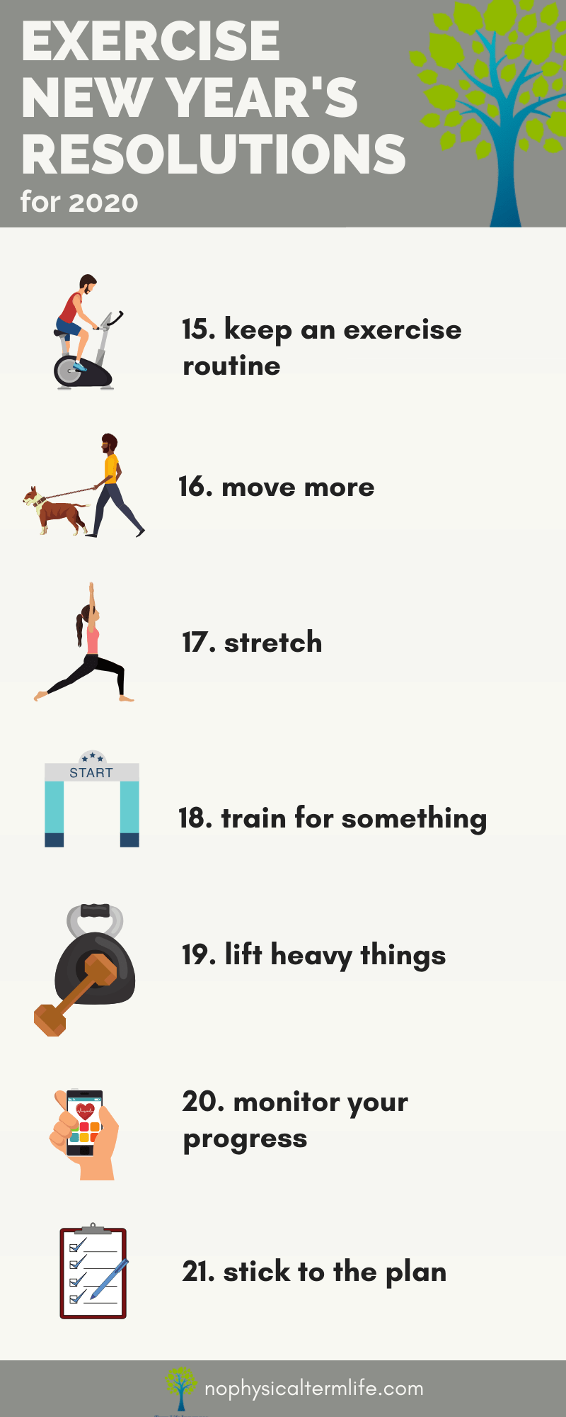 50 New Year's Resolutions List of Ideas for the New Year
