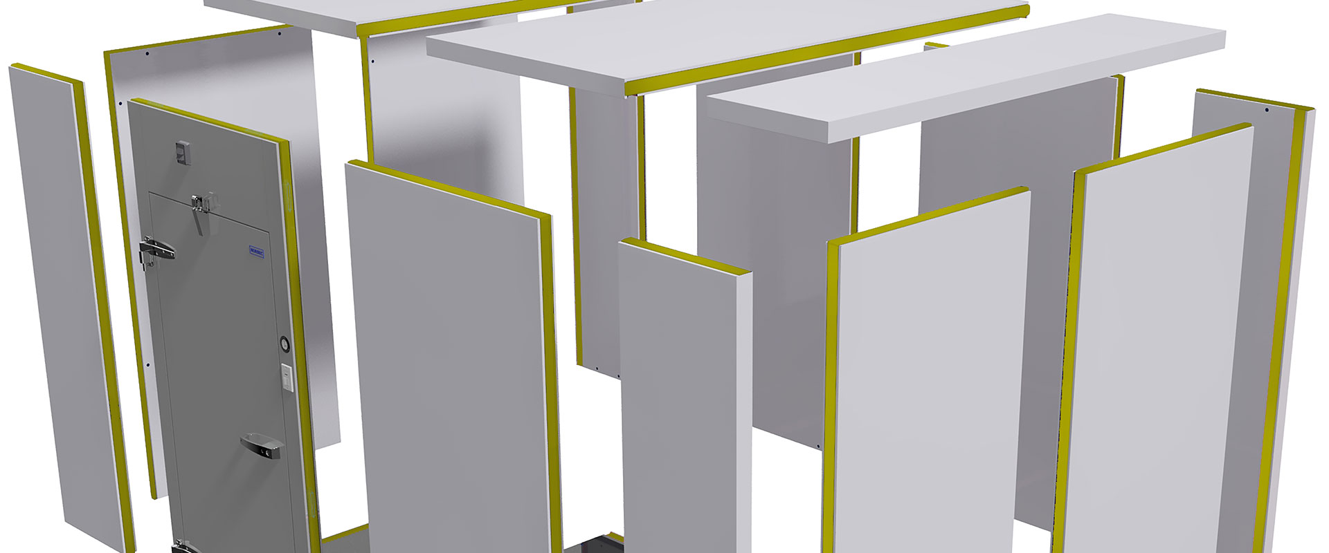 WalkIn coolers freezers Camlock polyurethane panels