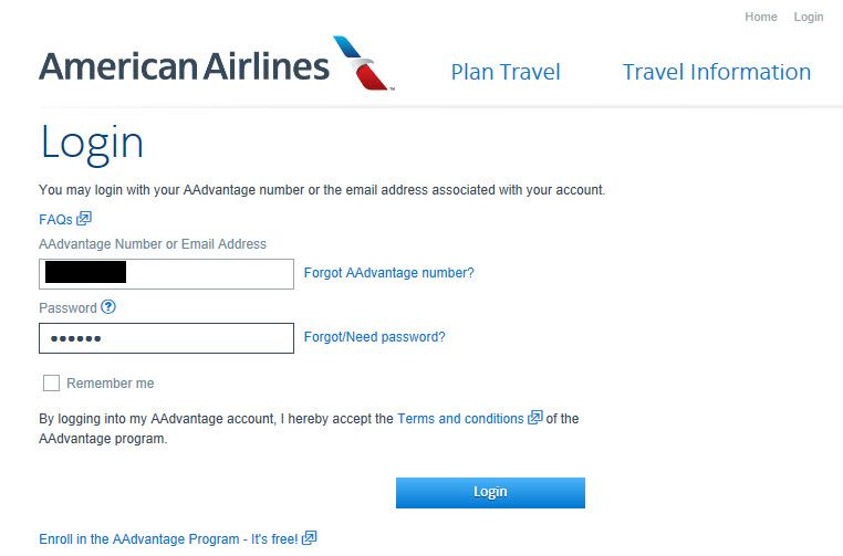 American Airlines Needs to Fix its site Norbert Haupt