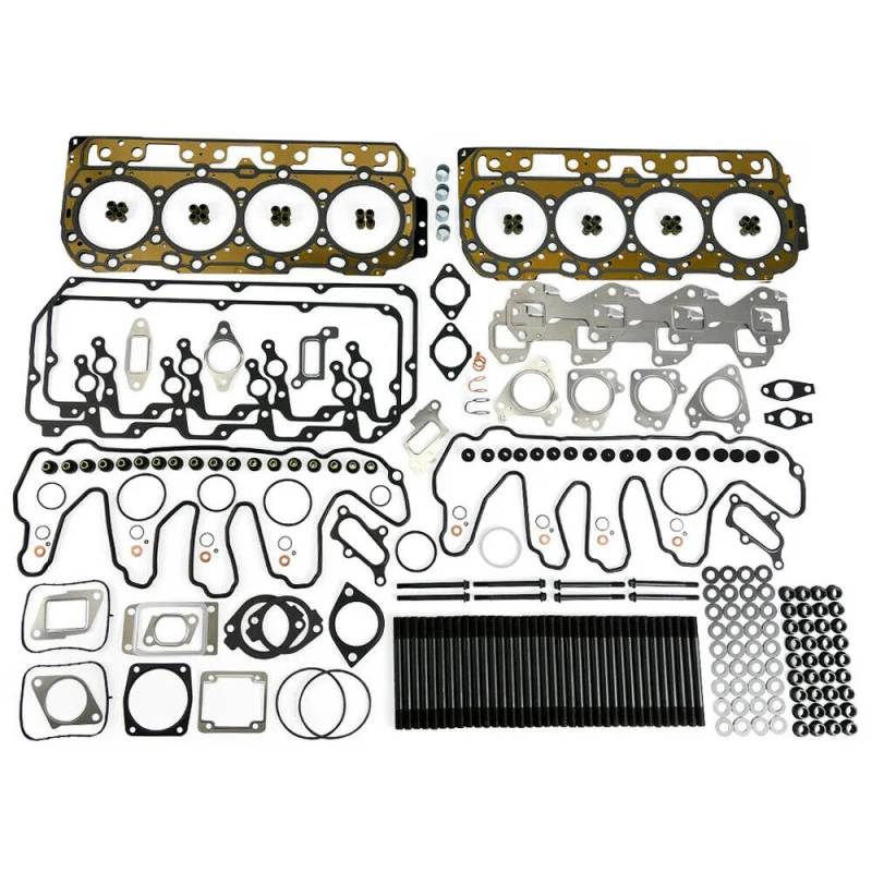 TrackTech Complete Top End Cylinder Head Gasket / Studs Service Kit for