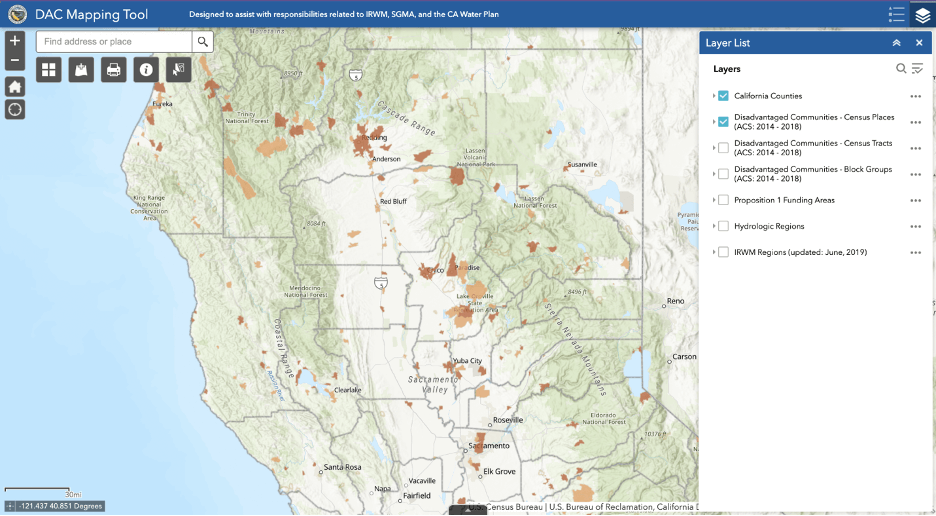 Disadvantaged Communities in Northern California