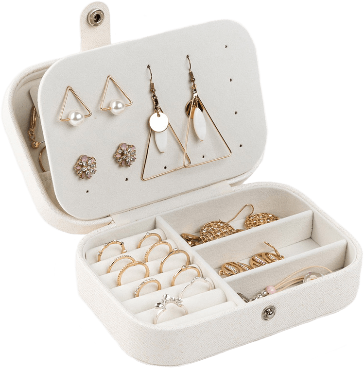 Nordace Double Layer Compact Travel Jewelry Box