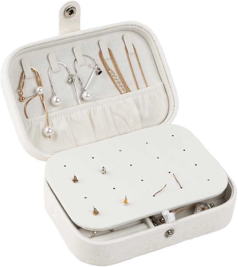 Nordace Double Layer Compact Travel Jewelry Box