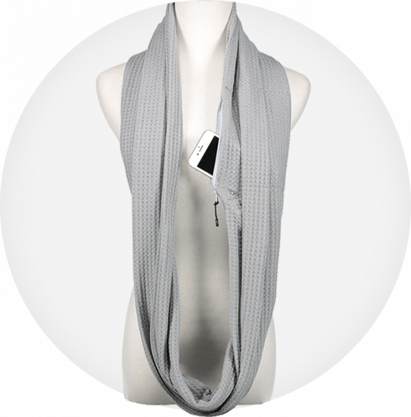 Nordace Infinity Travel Scarf with Hidden Pocket
