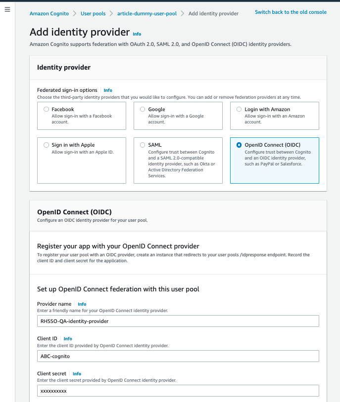 Red Hat SSO with AWS Cognito Blog Nordcloud