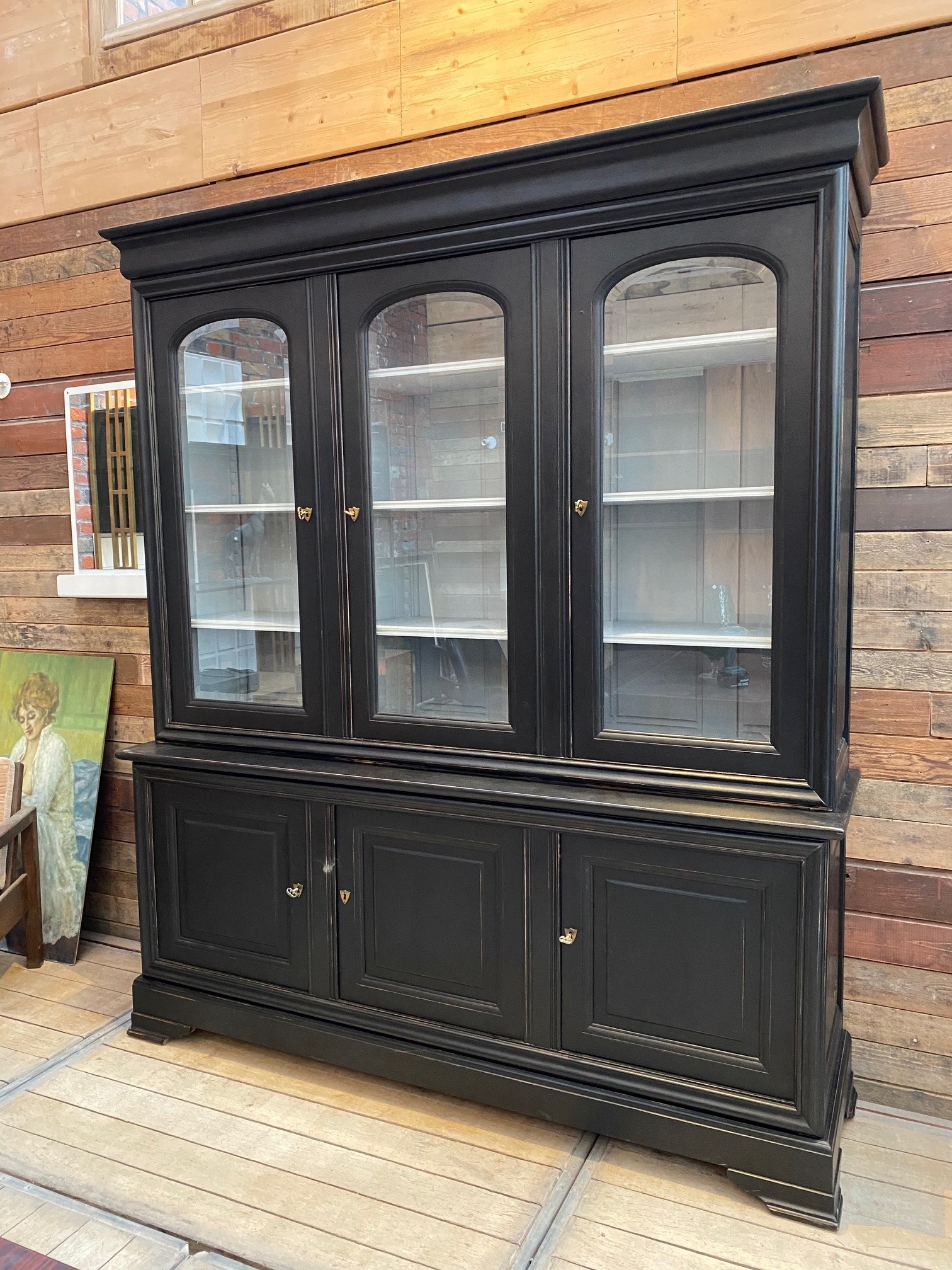 Armoire vitrine patinée Nord Factory