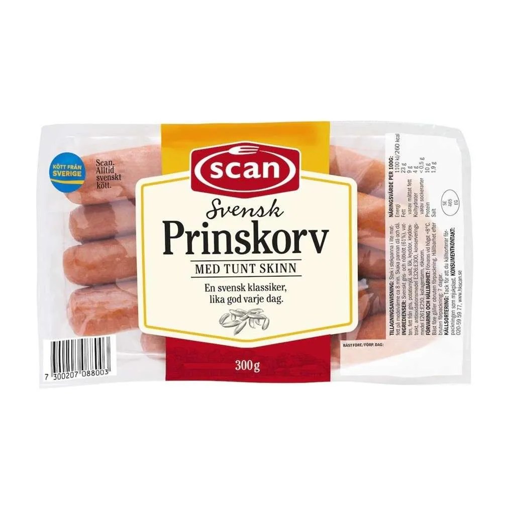Cocktail Sausages 300 g frozen • Nordic Temptations