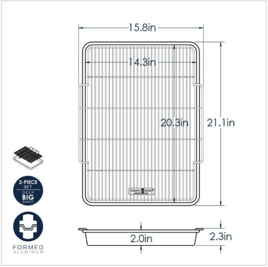 Oven Crisp Baking Pans Use and Care, Instructions, and Recipes