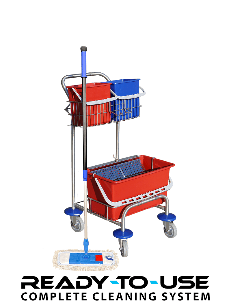 Basic trolley Drip system Cleaning trolley for pocket mops NMF