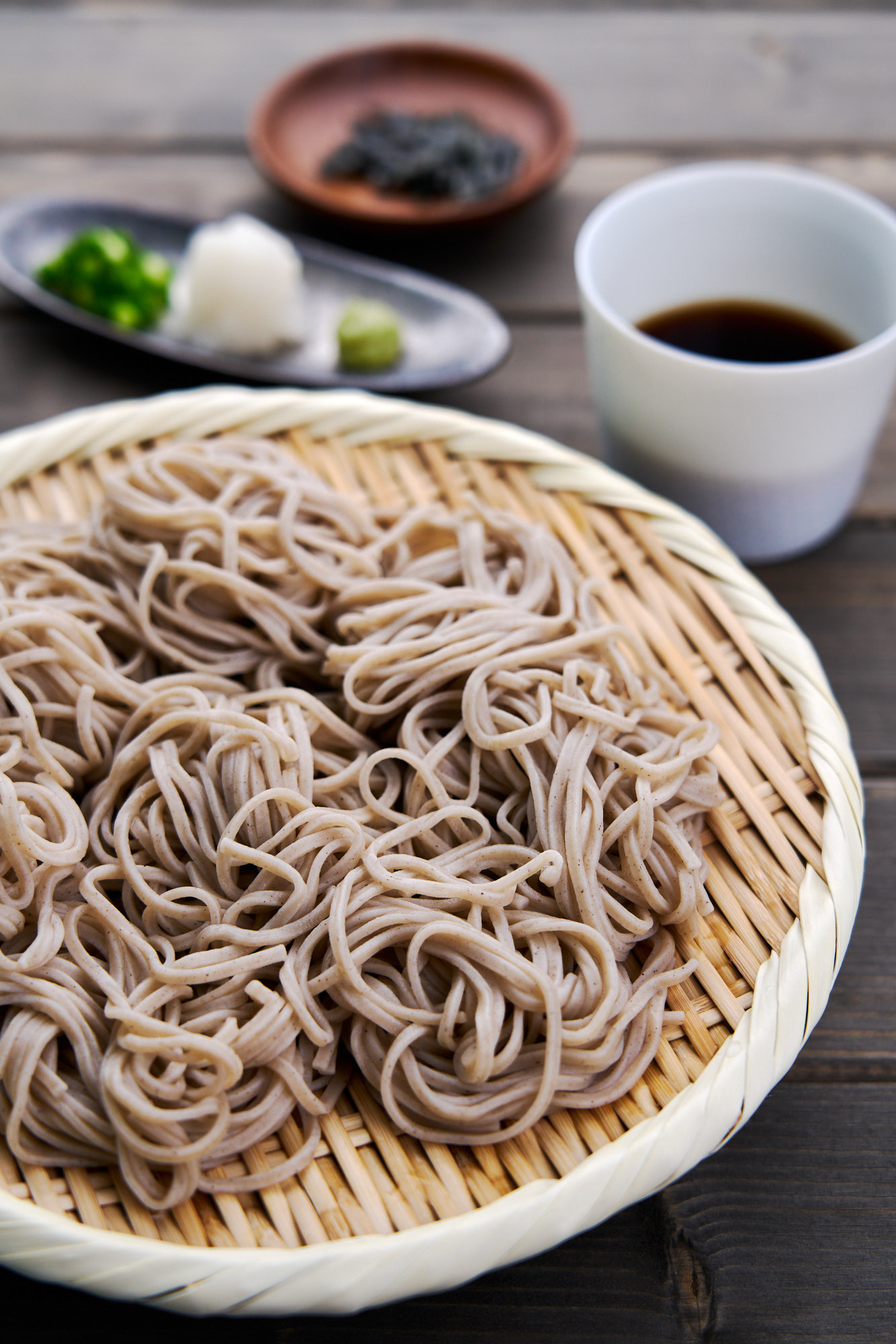 Cold Soba Noodle & Dipping Sauce Recipe (ざる蕎麦 Zaru Soba)