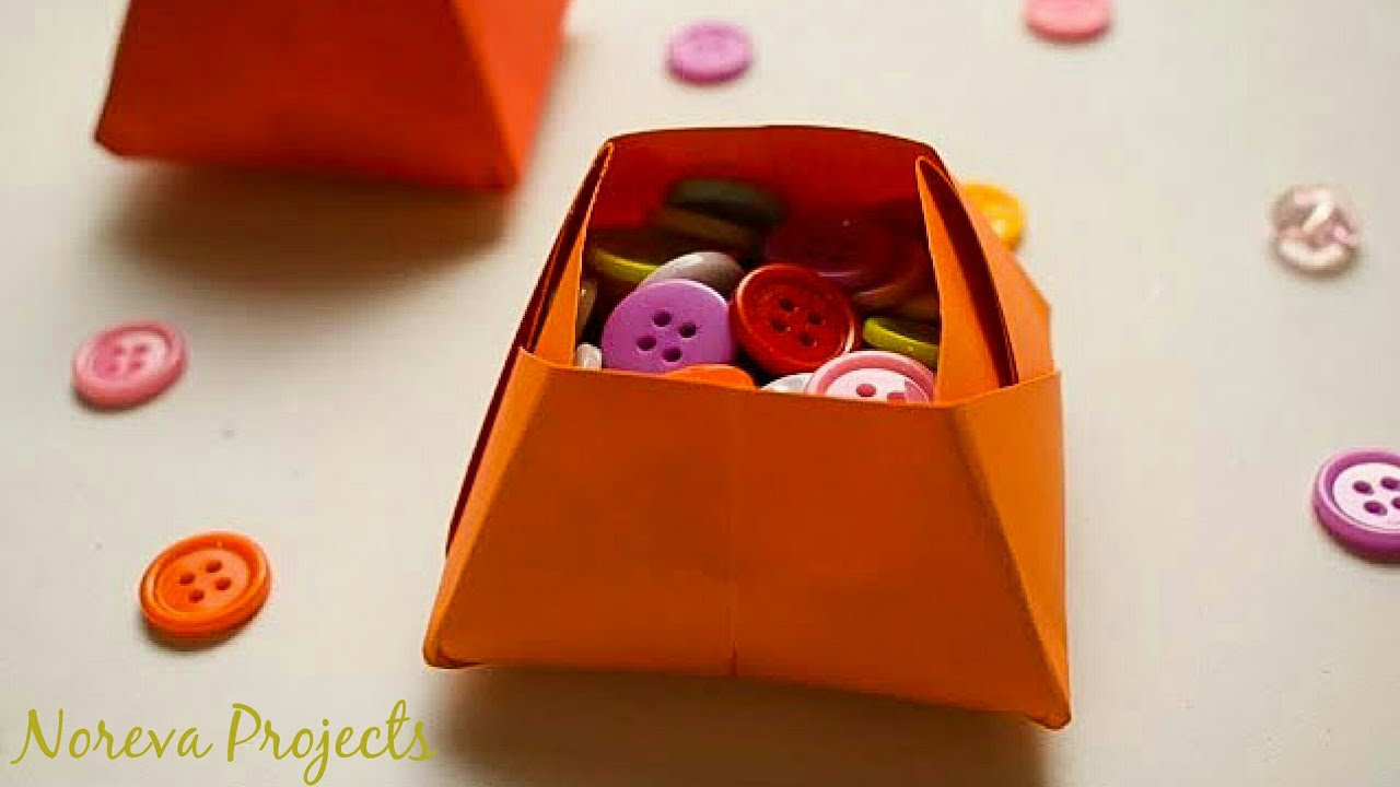 DIY Cute Origami Box DIY Origami Paper Box Organizer Easy to Fold