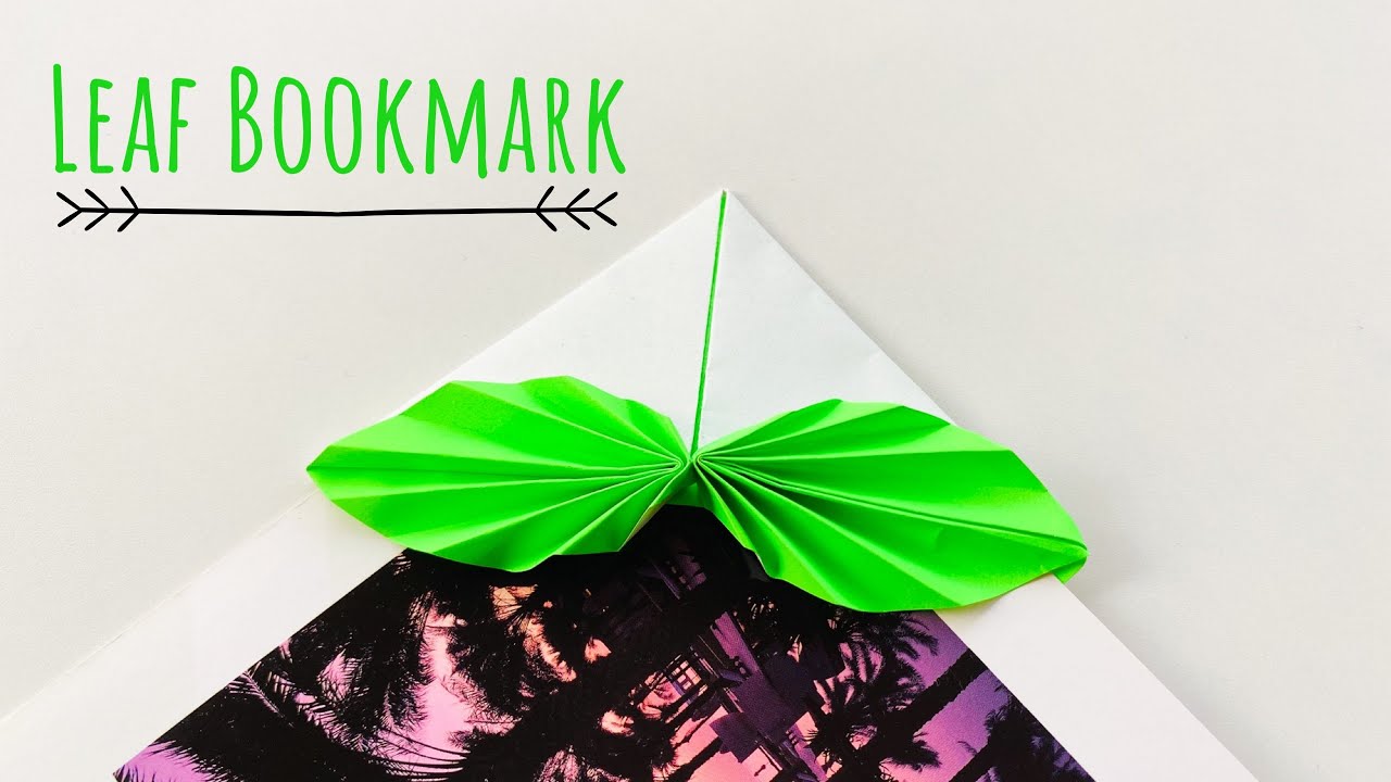 Leaf Corner Bookmark DIY Bookmark Ideas Fun Paper Craft ideas for