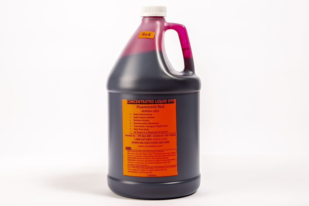 Concentrated Liquid Dye Norlab Tracing Dyes Leak Detection