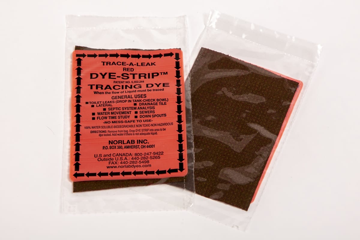 Dye Strip Norlab Tracing Dyes Leak Detection