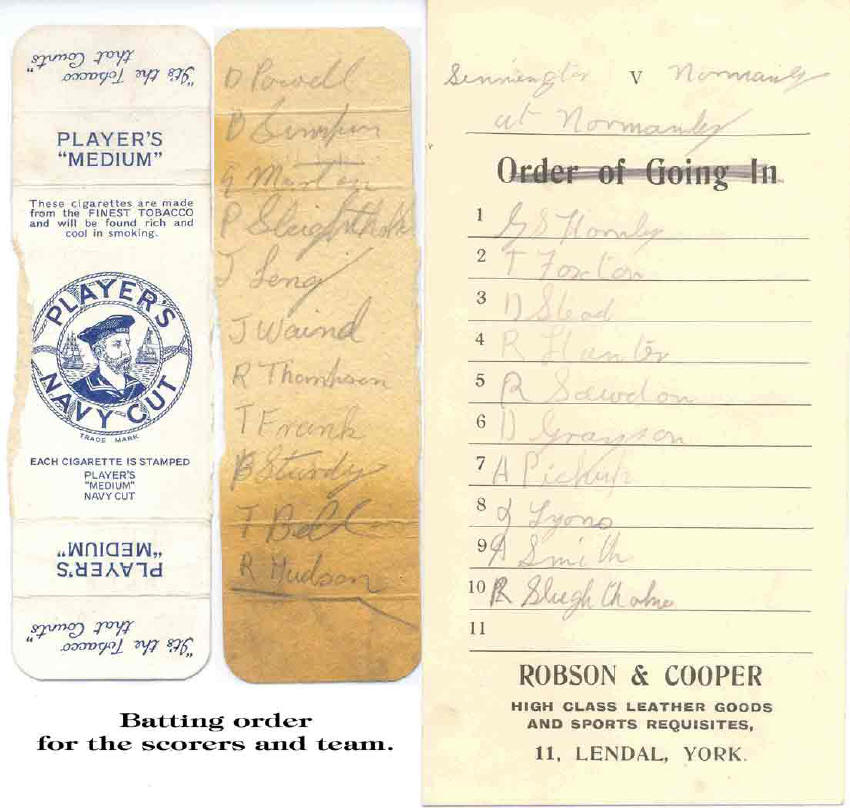 Normanby Cricket Teams