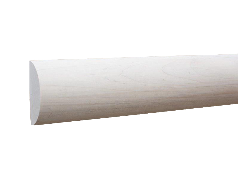 3" Maple Half Round Norman Door and Plywood