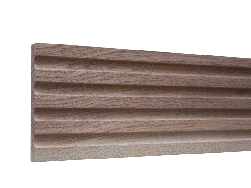 5 1/4" Oak Fluted Norman Door and Plywood