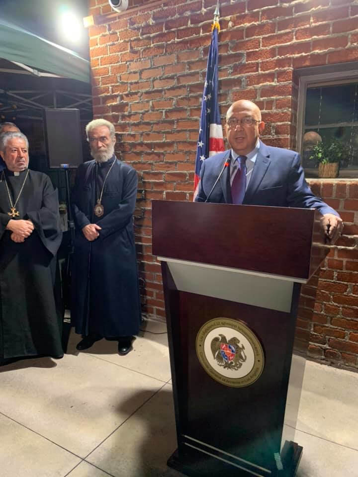 RECEPTION IN HONOR OF STATE MINISTER OF ARTSAKH ARTAK BEGLARYAN WAS