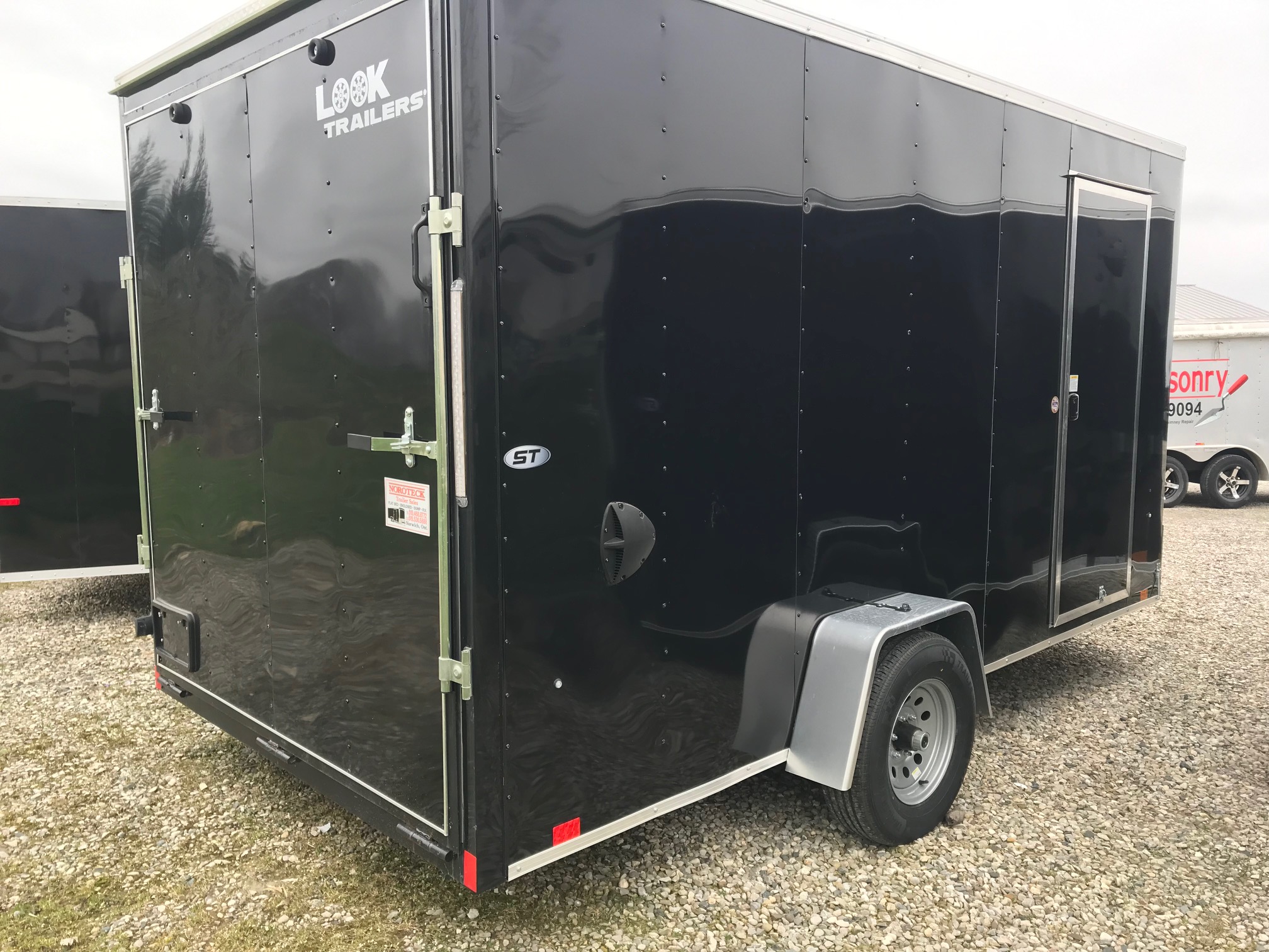 Brand new 7×14 enclosed Trailer w/HD axle Noroteck Trailer Sales