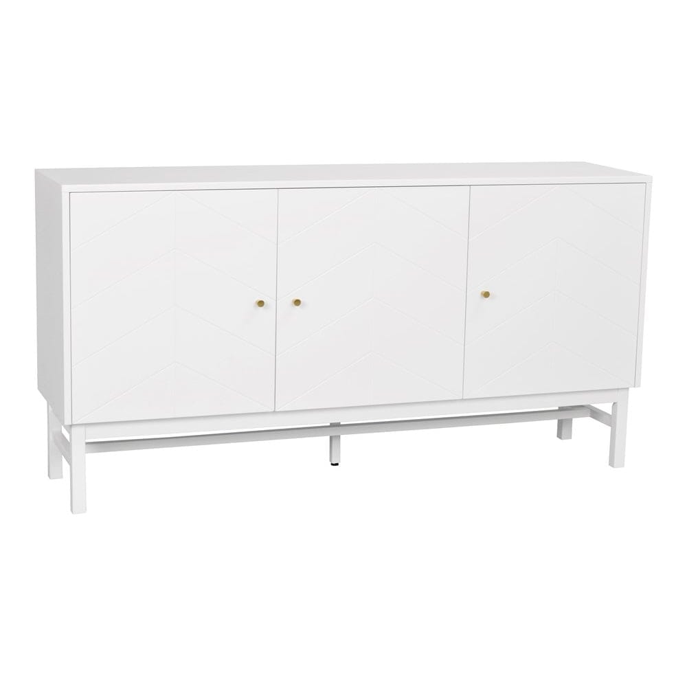 vitt sideboard Webster Sideboard 169 Vit/Vit - Norrmalms Möbler