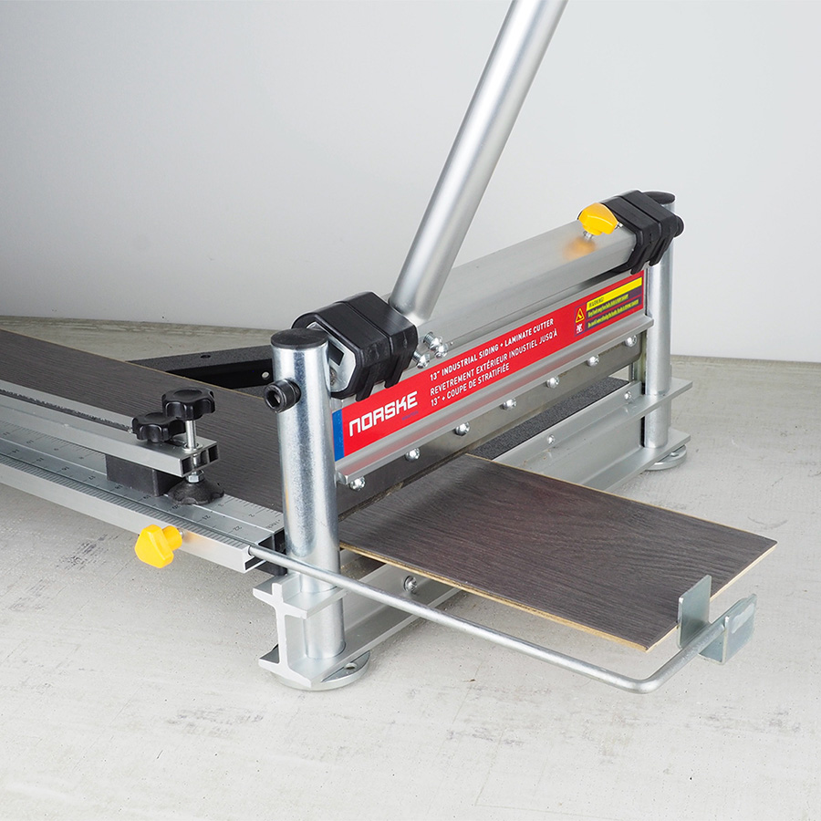 13" SIDING & LAMINATE FLOORING CUTTER WITH HOLD DOWN CLAMP Norske Tools