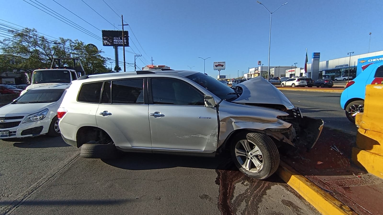 Choque en Periférico de la Juventud deja un lesionado Norte De Chihuahua