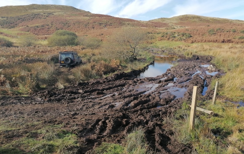 Coastal path in Gwynedd resurfaced to tackle problems with 4x4 drivers