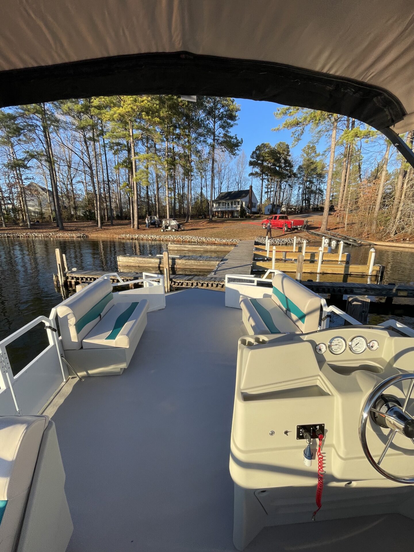 22′ JCTRITOON 60 HP MULTI DAY BOAT RENTAL Lake Gaston Northampton Marine
