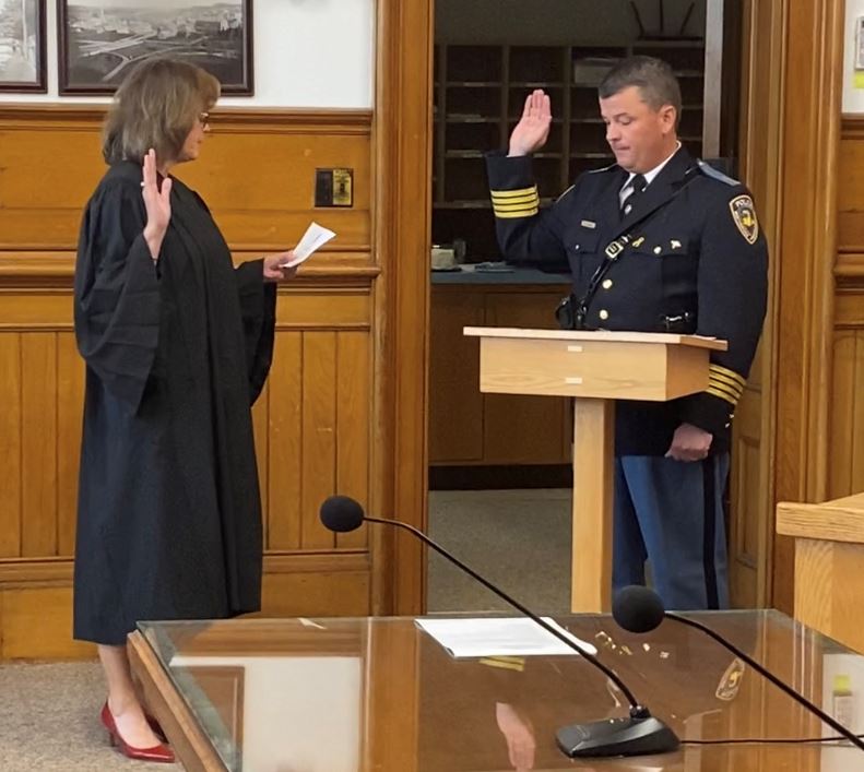 Police Chief Timothy Labrie Sworn In Northbridge MA Police Department