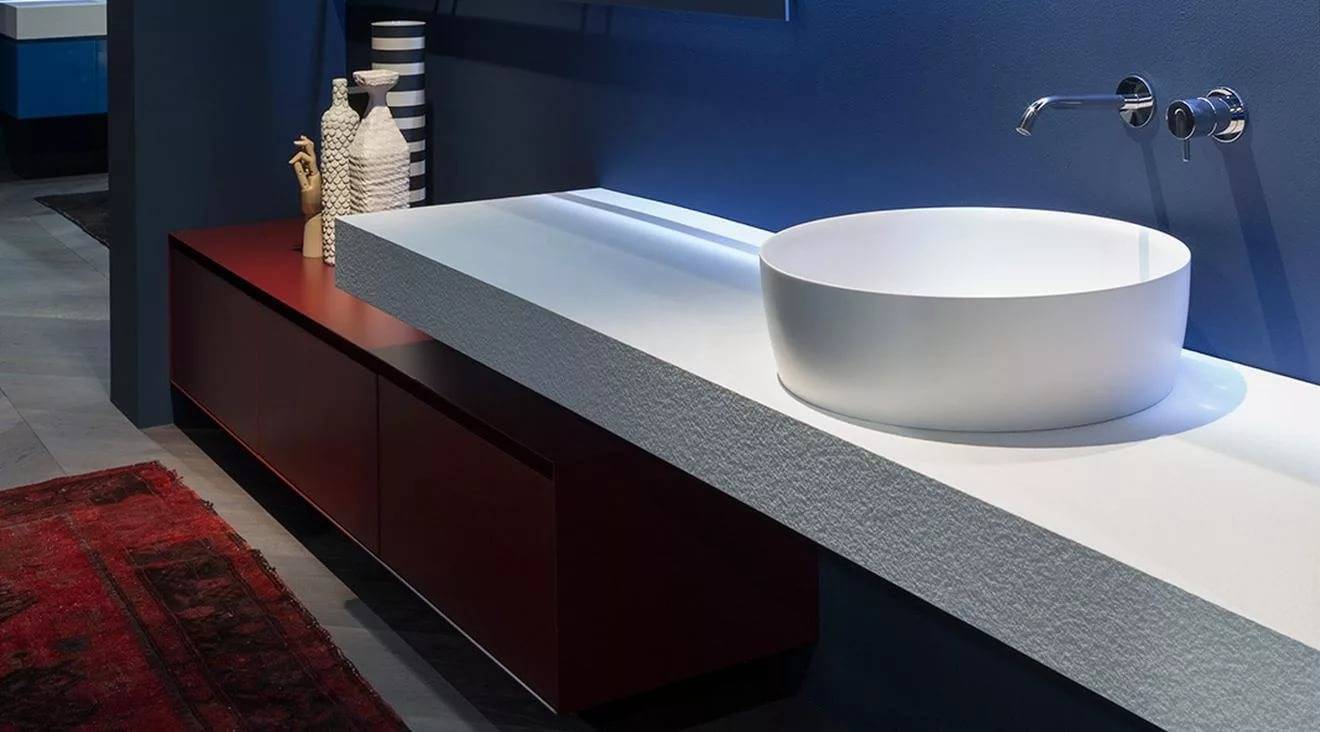 Antonio Lupi стеклянная накладная раковина