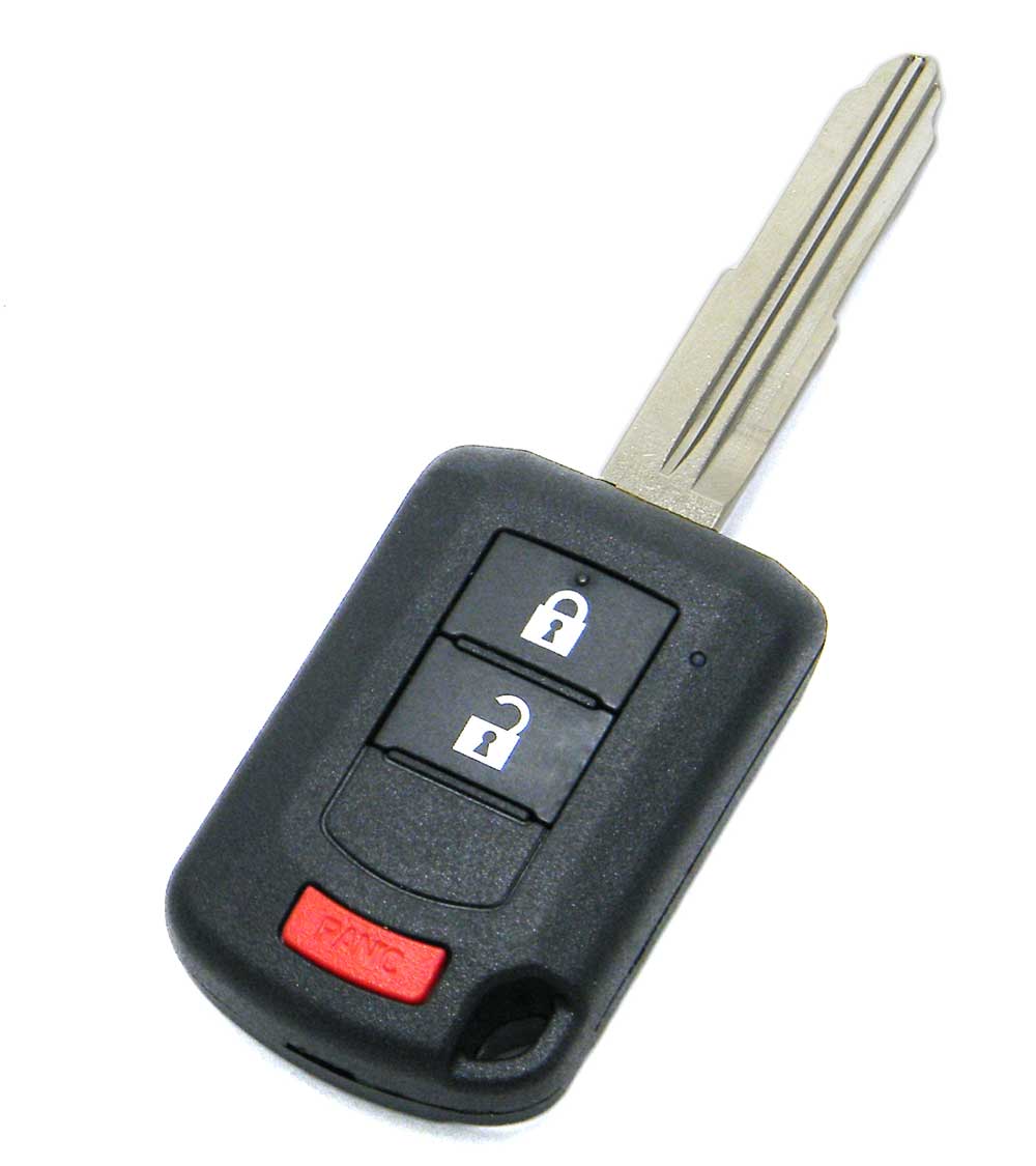 20172022 Mitsubishi Mirage 3Button Remote Head Key Fob (OUCJ166N