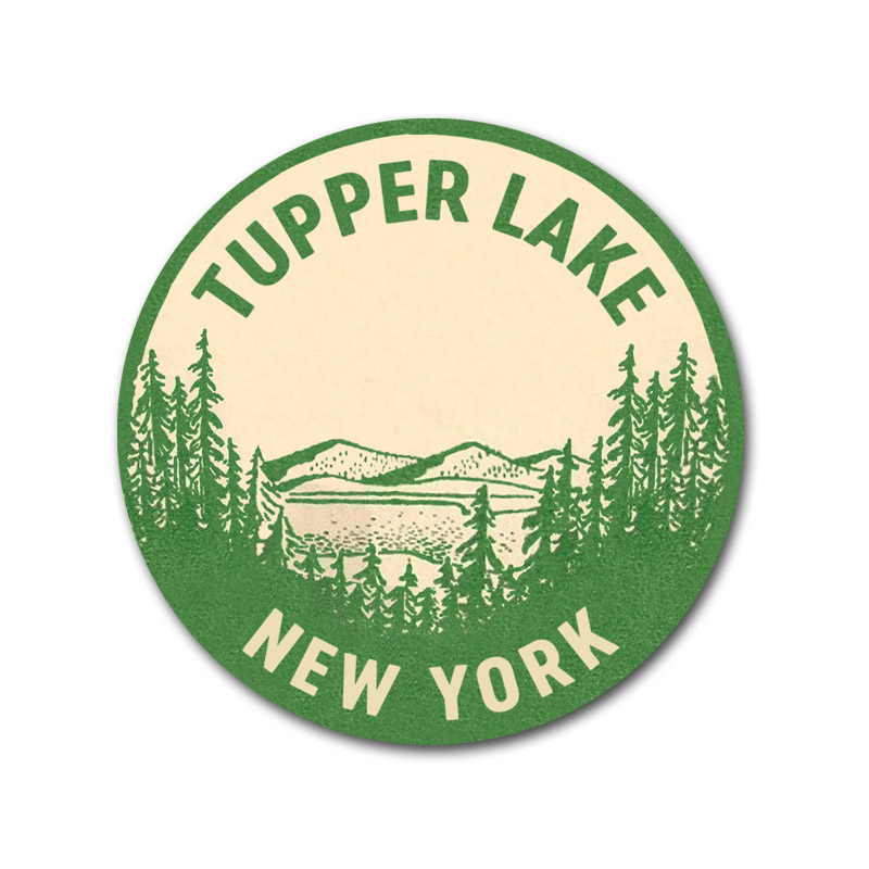 Tupper Lake New York Decal Sticker North Country Decal
