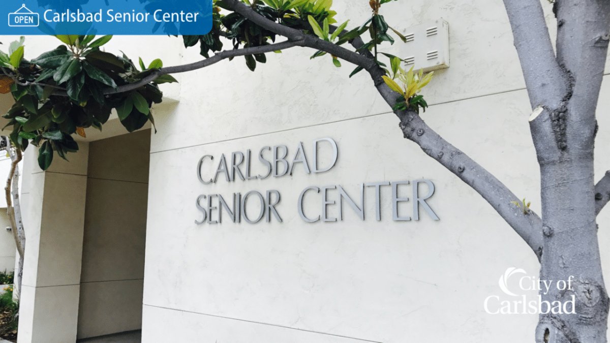 Carlsbad’s Senior Center Back Patrons July 6th North County