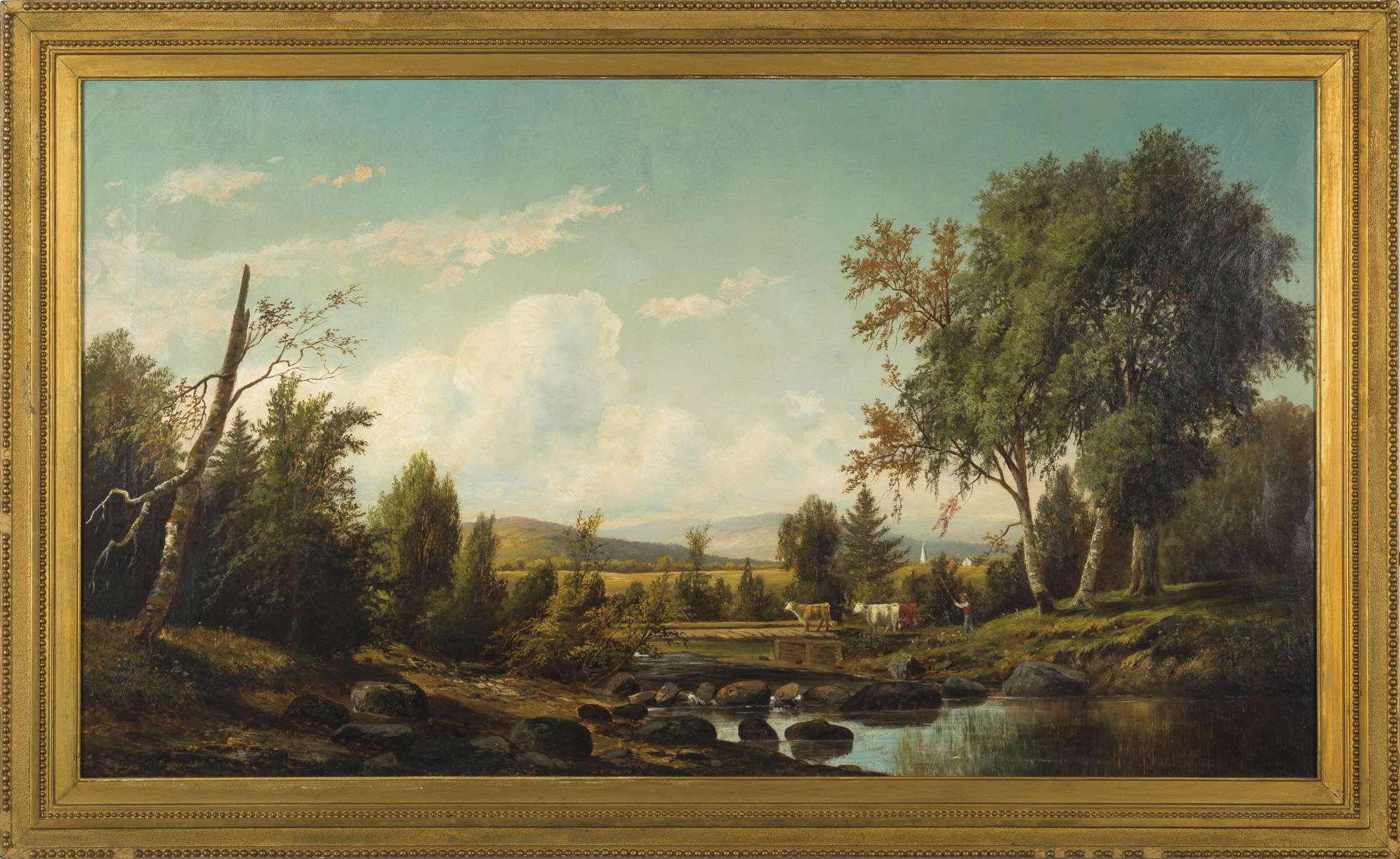 WILLIAM HENRY HILLIARD (AMERICAN 18361905). NEW ENGLAND LANDSCAPE A