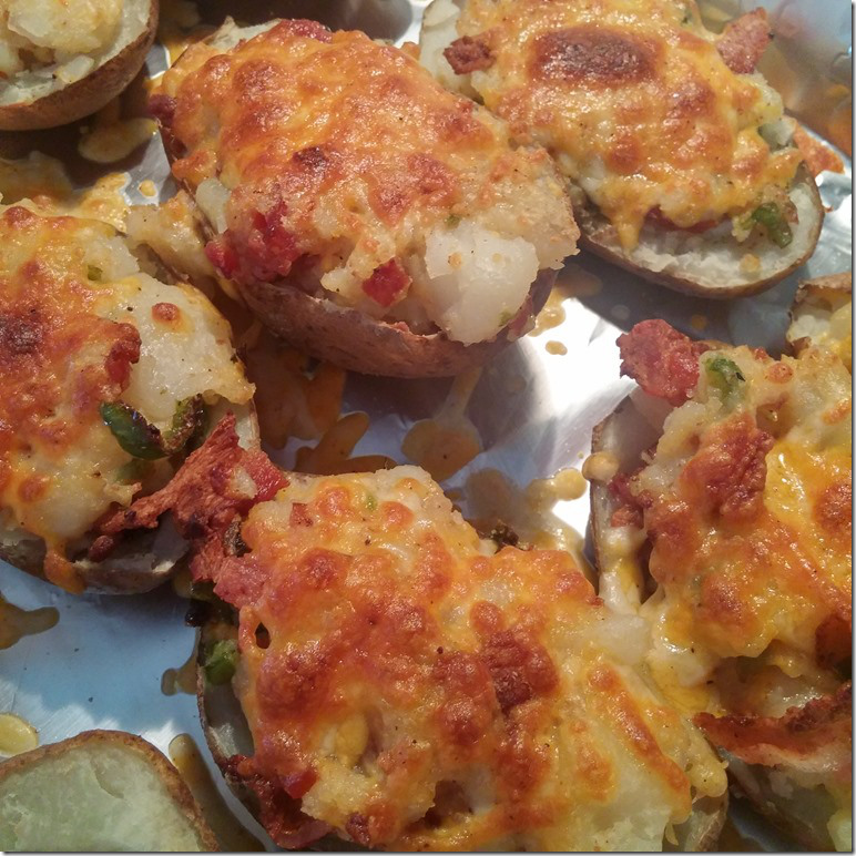 Once Baked Once Grilled Potatoes On The STOKGrills Charcoal Drum With