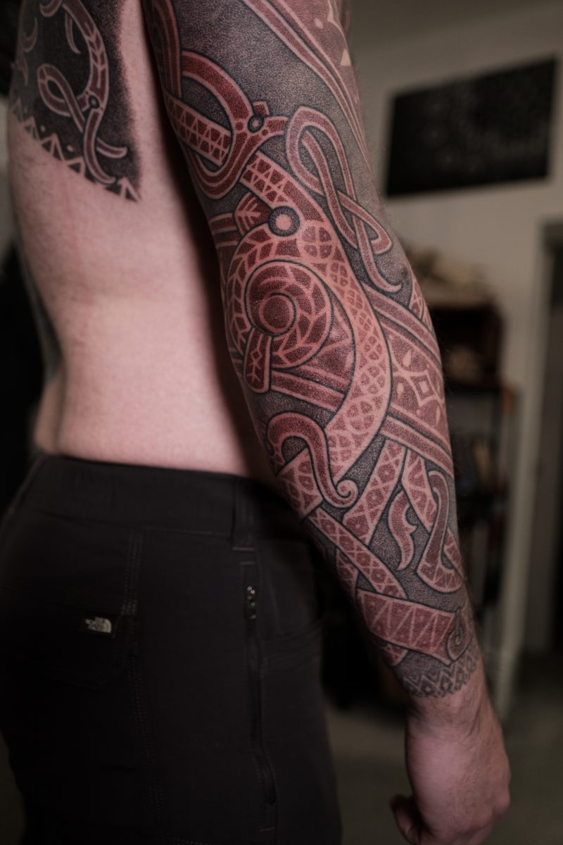 Wyrm And Wolf - A Tattoo By Northern Black 1200_x_800_jpg