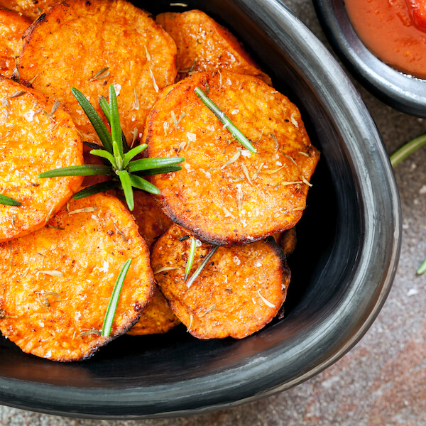 Sweet potato chips
