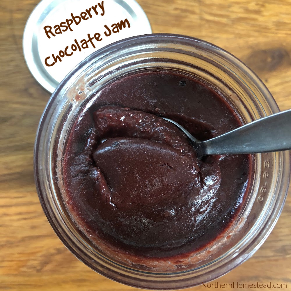 Raspberry Chocolate Jam Recipe Northern Homestead