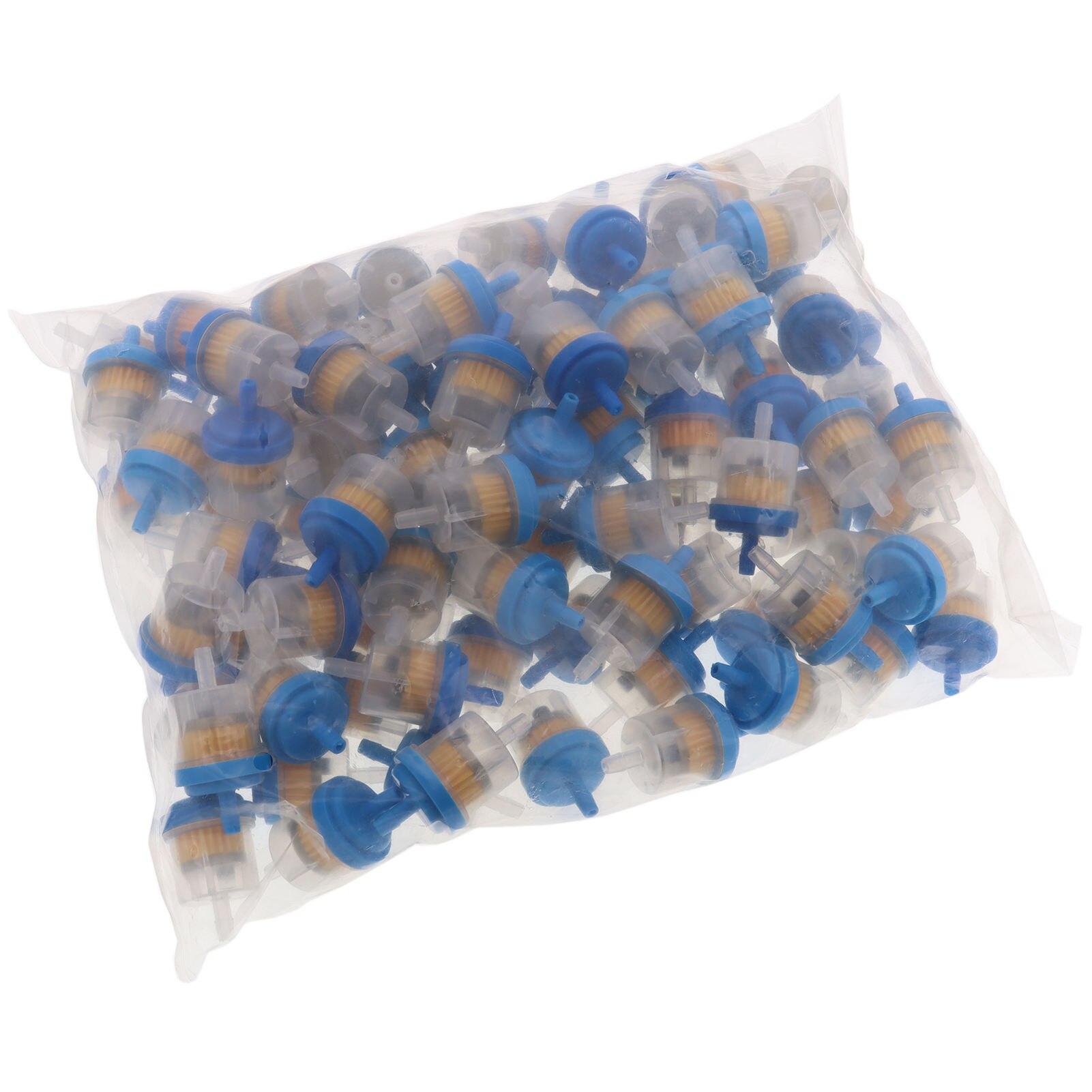 100 Universal Colour Plastic Inline Fuel Filter Northern Thunder