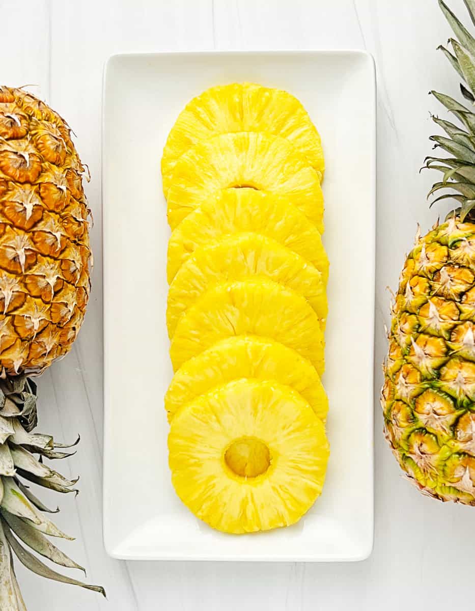 How to Cut Pineapple Rings in Minutes Feature Northern Yum