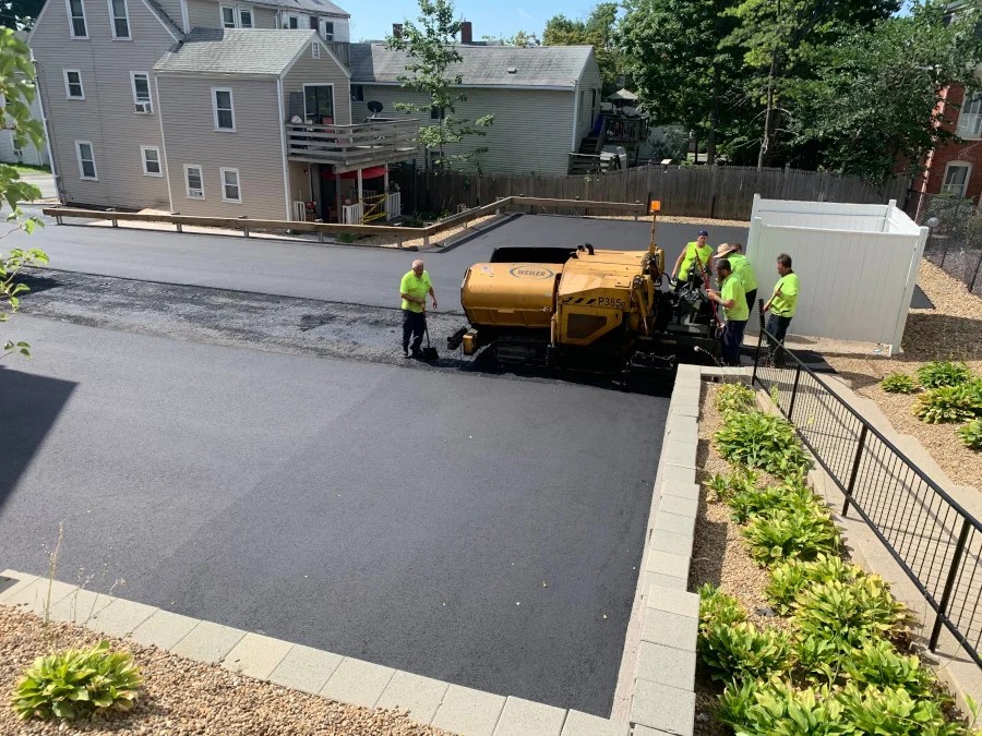 Paving for Parking Lot in Haverhill, MA. Northfield Handyman