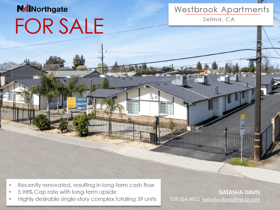 Westbrook Apartments 1650 Floral Ave, Selma in Selma NAI Northgate