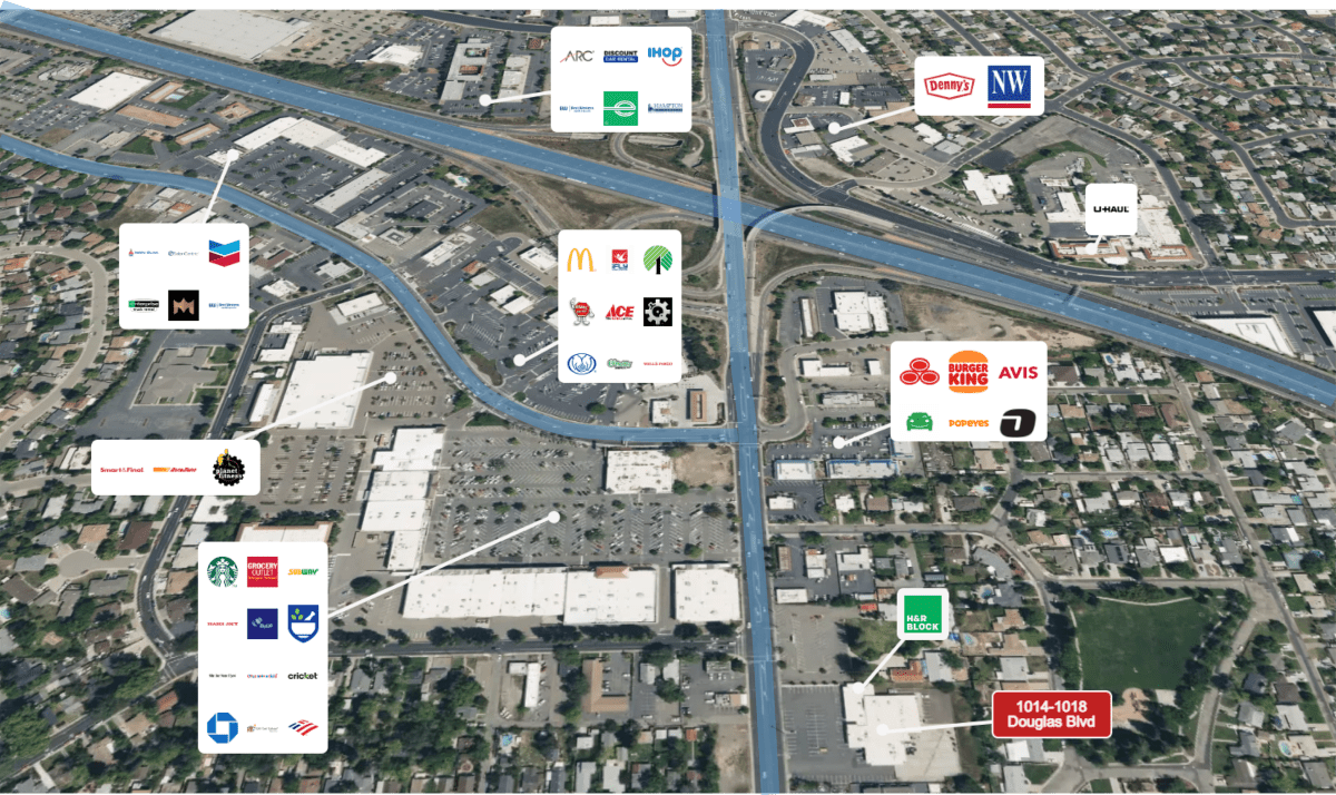 Retail Center 1018 Douglas Blvd, Roseville in Roseville NAI