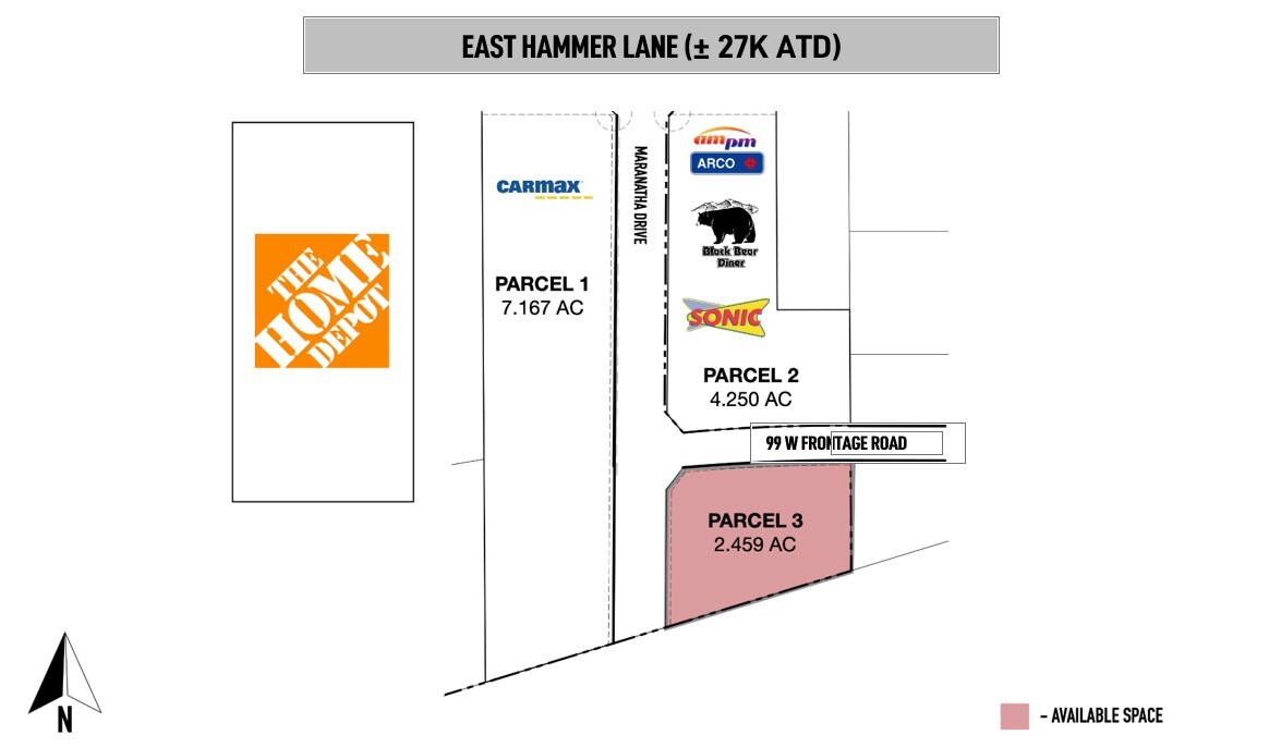 Commercial Land 7301 N State Route 99 W Frontage Road, Stockton, CA