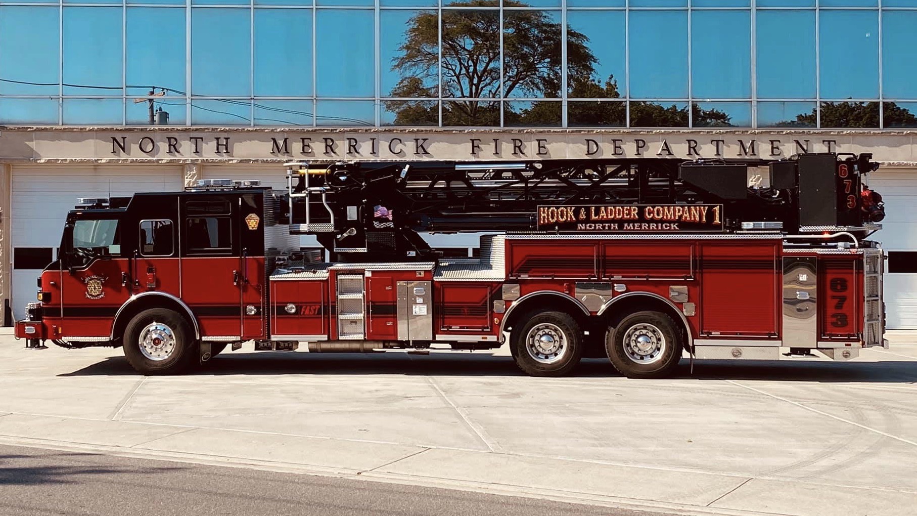 Tower Ladder 673 North Merrick Fire Department