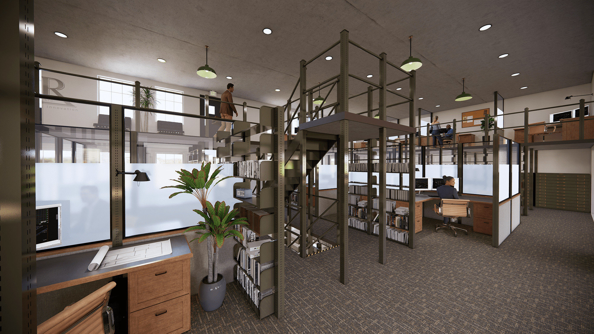 ADR Innovation Office Renovation Northpoint Ohio Architecture