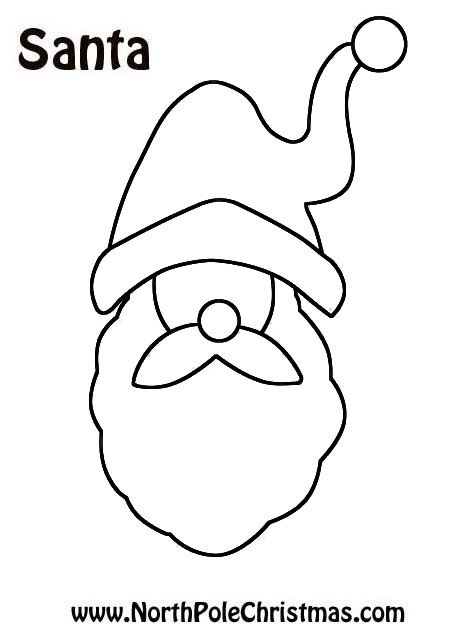 Santa Claus Template Printable
